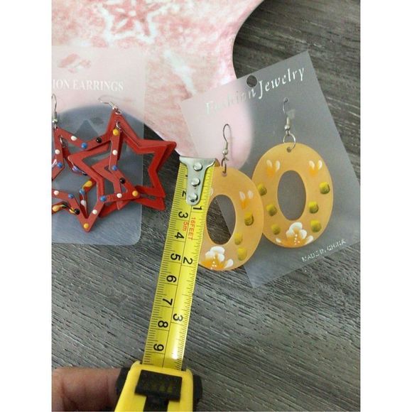 NWT 2 Pair Bundle Fashion Earrings Pierced Dangle Bohemian Boho Earrings - Picture 3 of 10